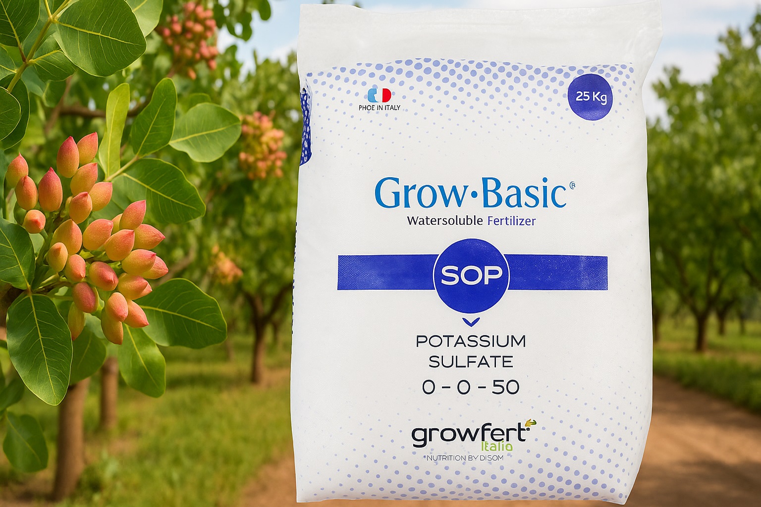 کود سولفات پتاسیم گروبیسیک ایتالیا